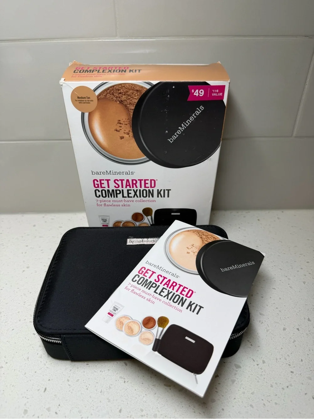 BareMinerals Get Started Complexion Kit, Medium Tan RARE. NEW